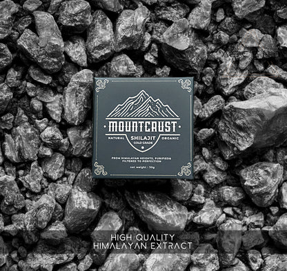 Mountcrust Shilajit Resin 30g – Pure Himalayan Extract - Mountcrust Shilajit