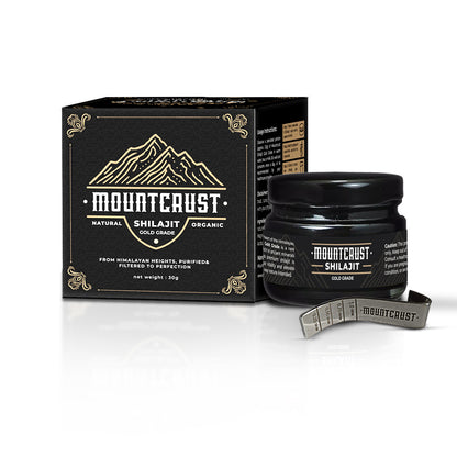 Mountcrust Shilajit Resin 30g – Pure Himalayan Extract